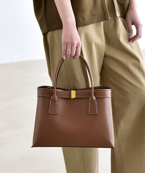 quaranciel: バックル 2way トート バッグ（A4対応）｜ SHIPS 公式サイト