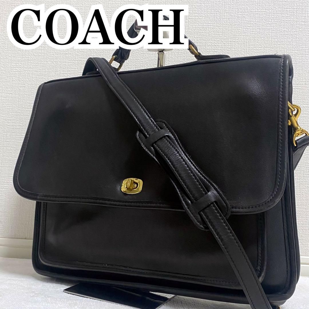 オールドコーチ レザー ビジネスバッグ ターンロック A4 ブリーフ