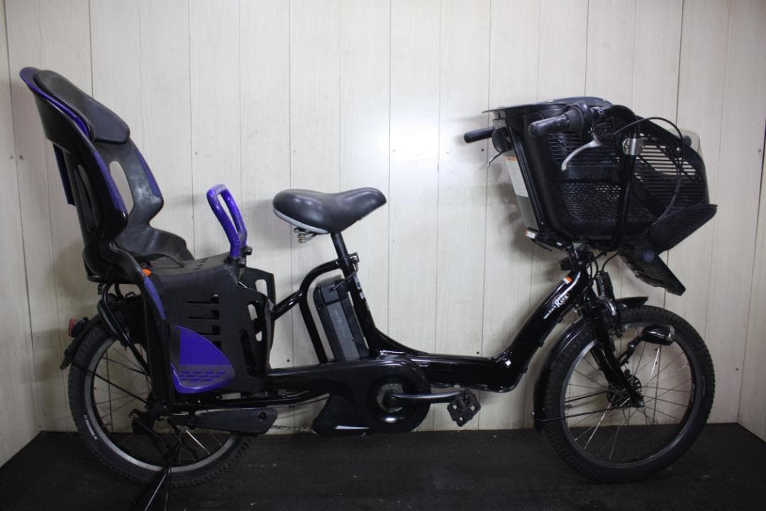 楢*貴様 ヤマハPAS Kiss mini X863-1011 20型6AH 3 ヤマハ PAS Kiss mini パス キッス ミニ ブラック 20インチ KN100