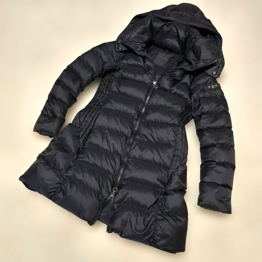 【補修・リペア有り】TATRAS タトラス ポリテアマ ダウンコート　黒　02 TATRAS(タトラス)】POLITEAMA ポリテアマ ダウンコート｜PARIGOT