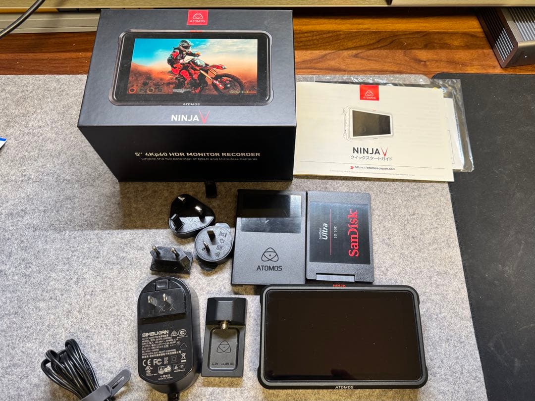 【ATOMOS】Ninja V モニターセット_SSD Atomos Ninja V 5