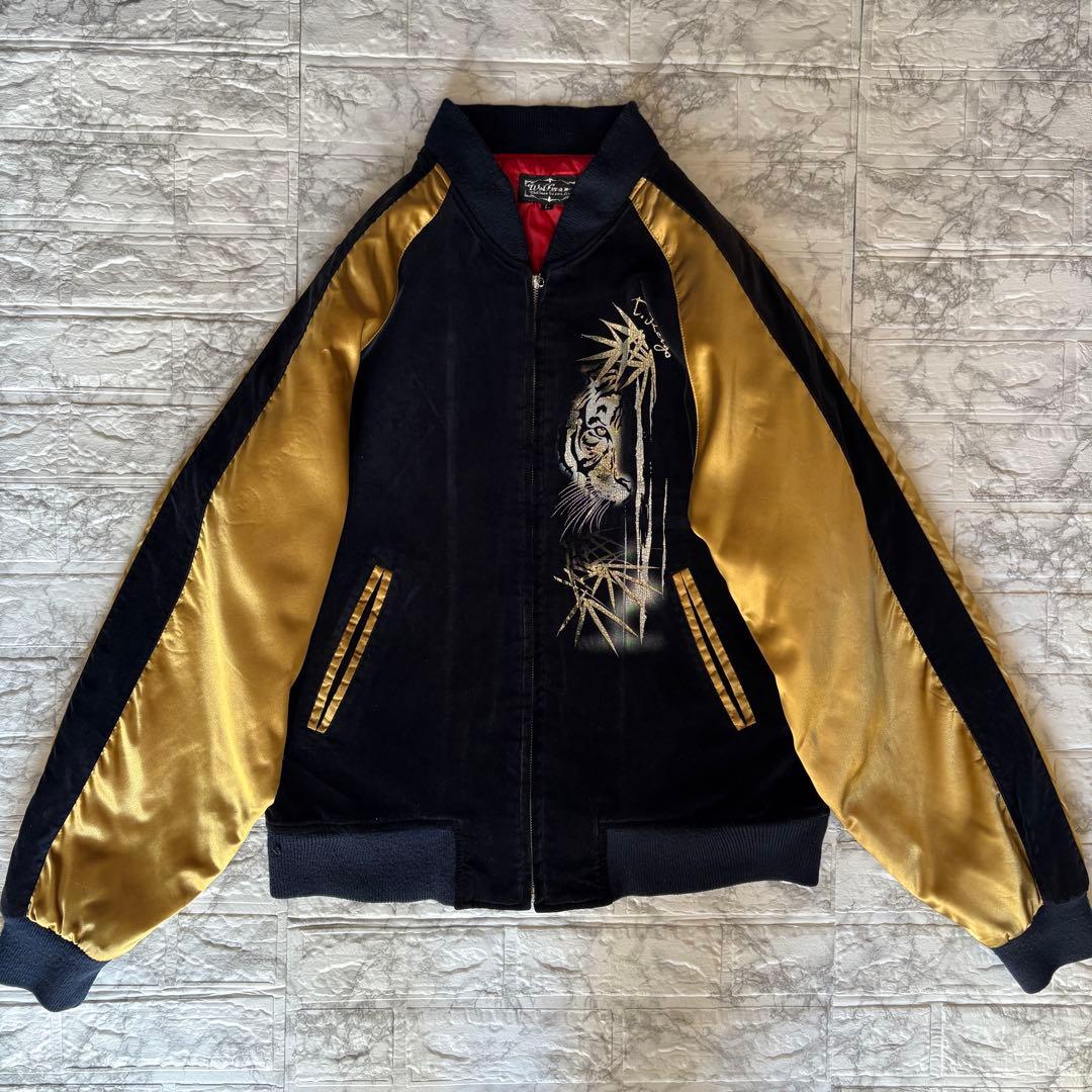 WOLFMAN B.R.S スカジャン 和柄 虎 刺繍 ベロア サイズＬ 楽天市場】スカジャン 虎（柄刺繍）の通販